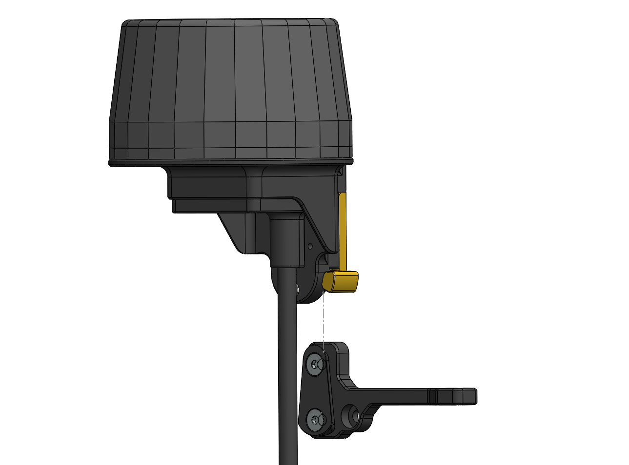 GNSS antenna and the pop and lock