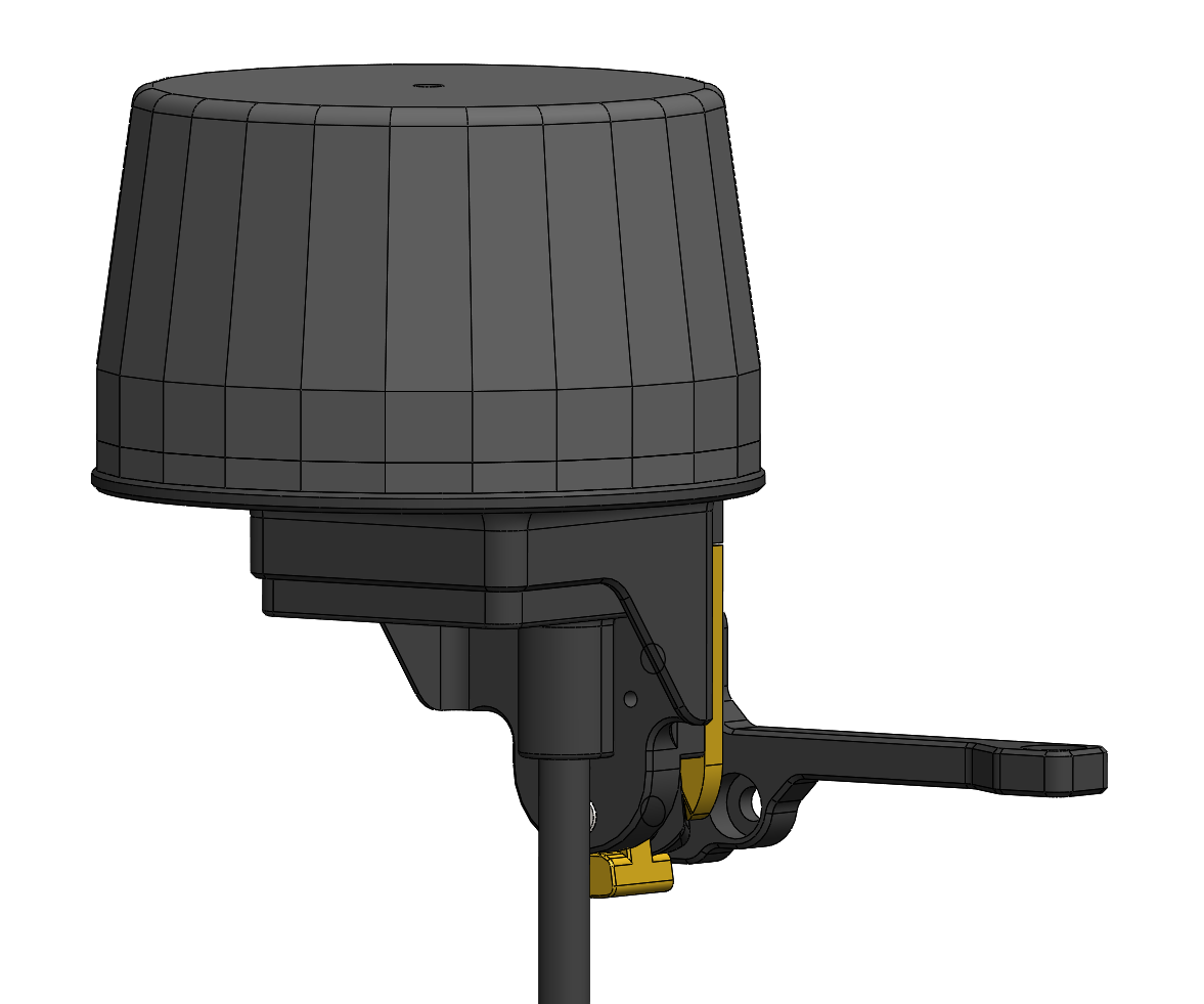 GNSS antenna fully locked
